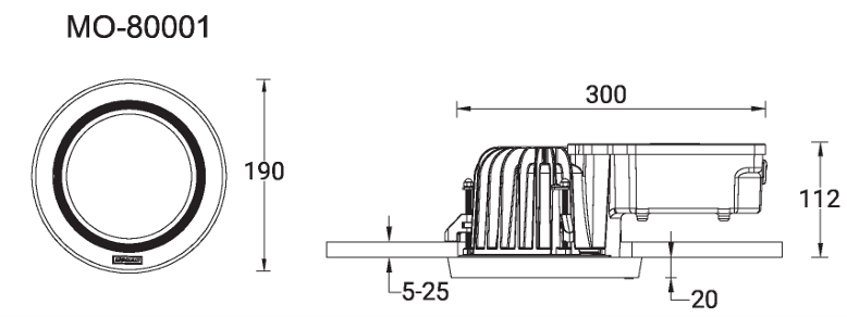 LigmanMondova 1 IP65 DownlightDownlights