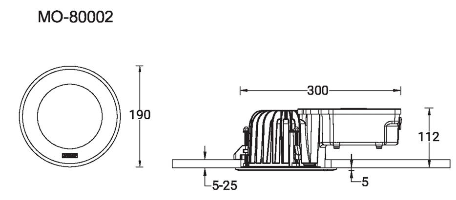 LigmanMondova 2 IP65 DownlightDownlights
