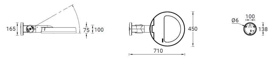 LigmanSteamer 11 Wall LightFloods