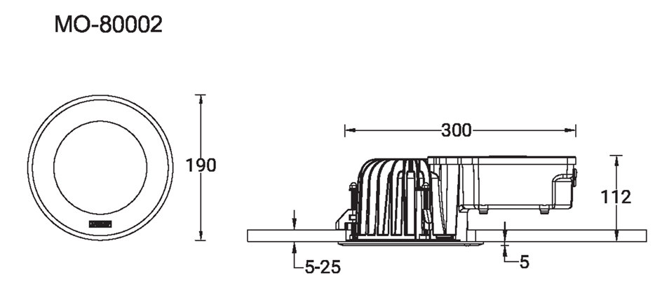 Mondova 2 IP65 Downlight