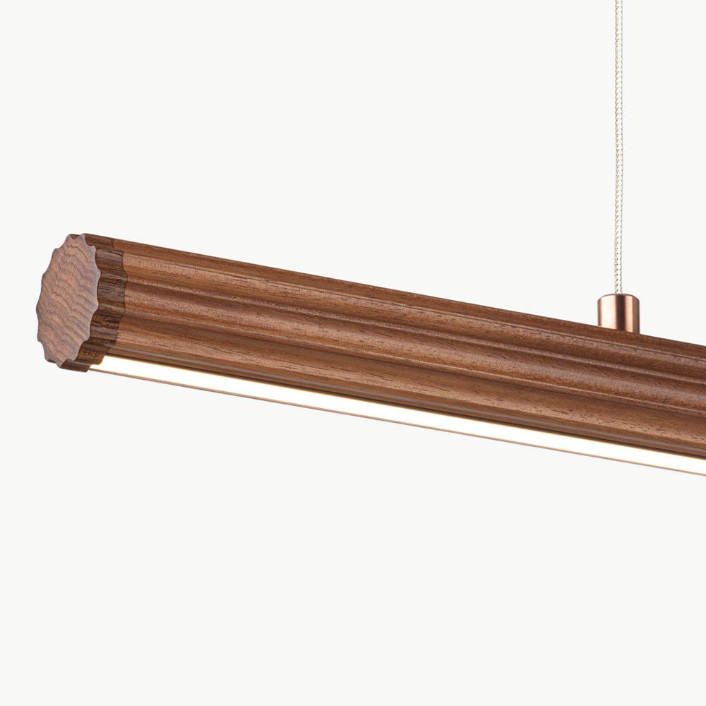 FluxwoodFluted Roller PendantLinear Luminaire