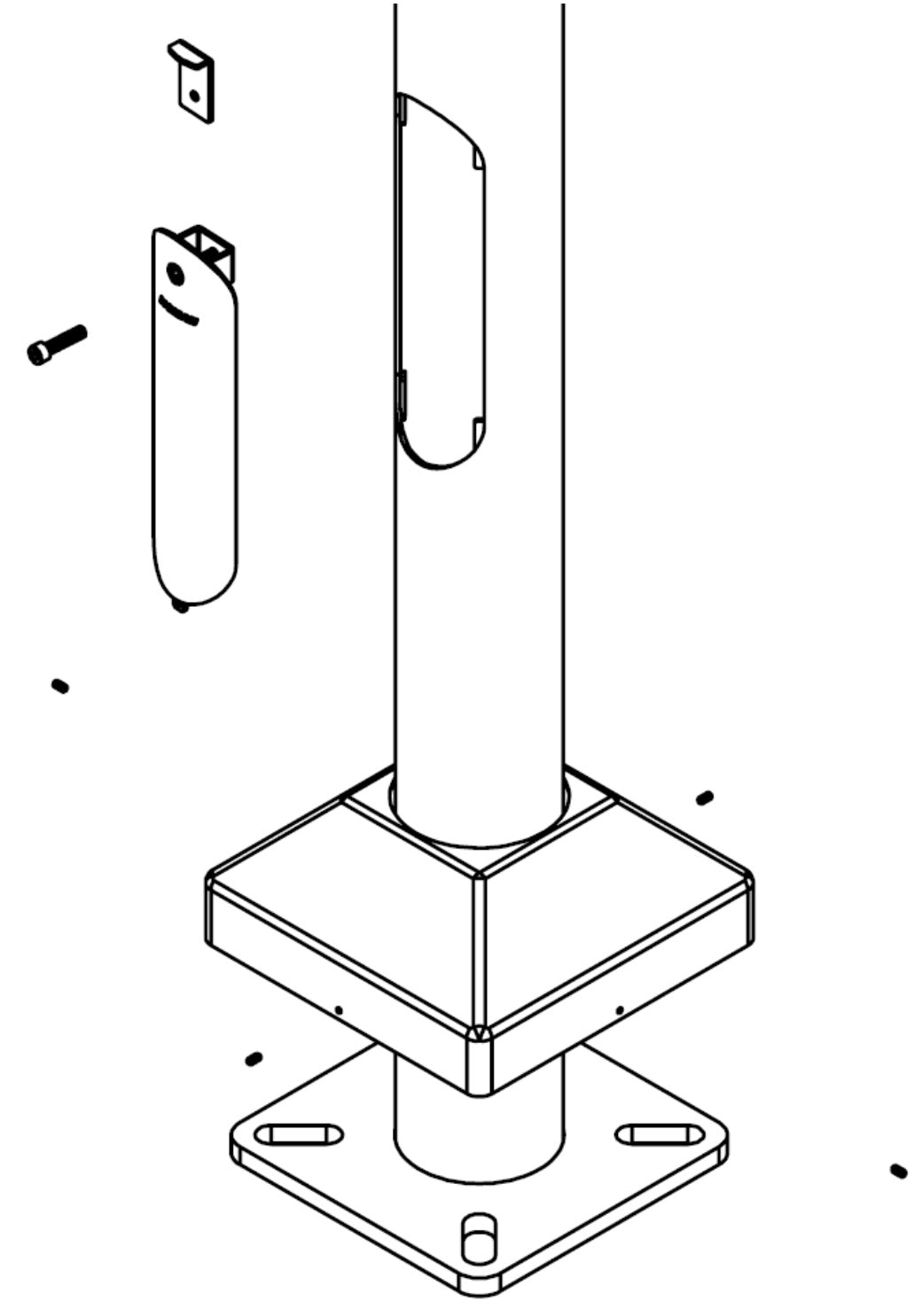 Ligman Steel Pole - 114mm Diameter - Impressions Lighting